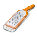 Victorinox Kitchen Utensils, Profi Küchenreibe, feine Schneide, Extra Scharf, Robuster Kunststoffgriff, orange