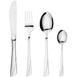 KARL HAUSMANN Besteck Set 12 personen - 72-teilig - Essbesteck Spülmaschinenfest Rostfrei - BesteckSet aus Edelstahl - Koffer - Cutlery set 12 People - Silverware Set - Bestecksets