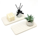 Kieselgur Abtropfmatte für Badezimmer, Waschbecken, Tablett, Küchentheke, Seifenschale, weißer Kieselgur, saugfähige Untersetzer, wasserabsorbierender Stein, schnell trocknendes Tablett, Küchenspüle