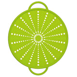 Emsa 514557 Spritzschutz, Ø 26 cm, Silikon, Grün, Smart Kitchen