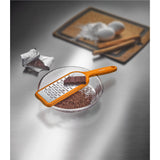Victorinox Kitchen Utensils, Profi Küchenreibe, feine Schneide, Extra Scharf, Robuster Kunststoffgriff, orange